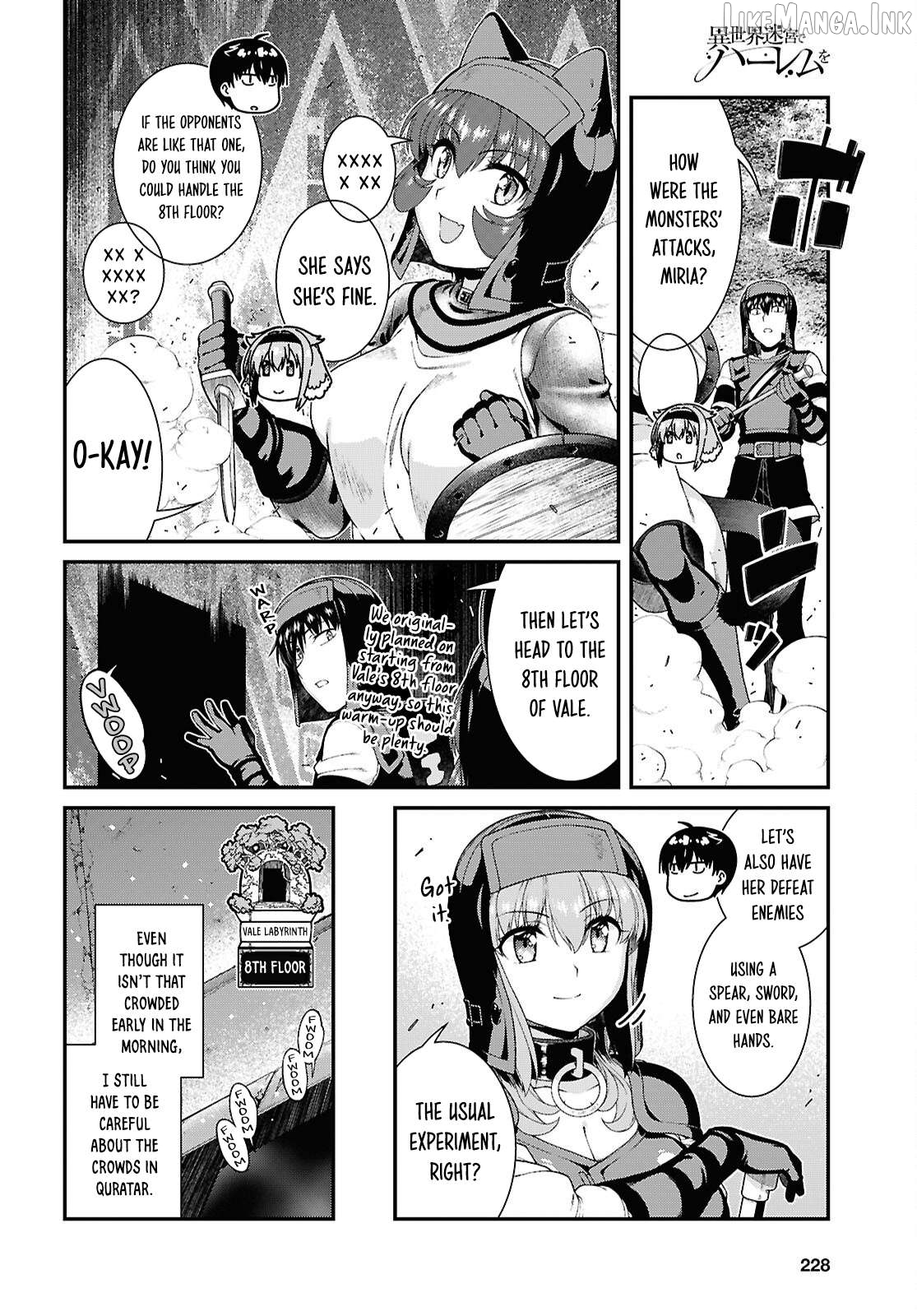 A Harem in the Fantasy World Dungeon, Chapter 111 image 13